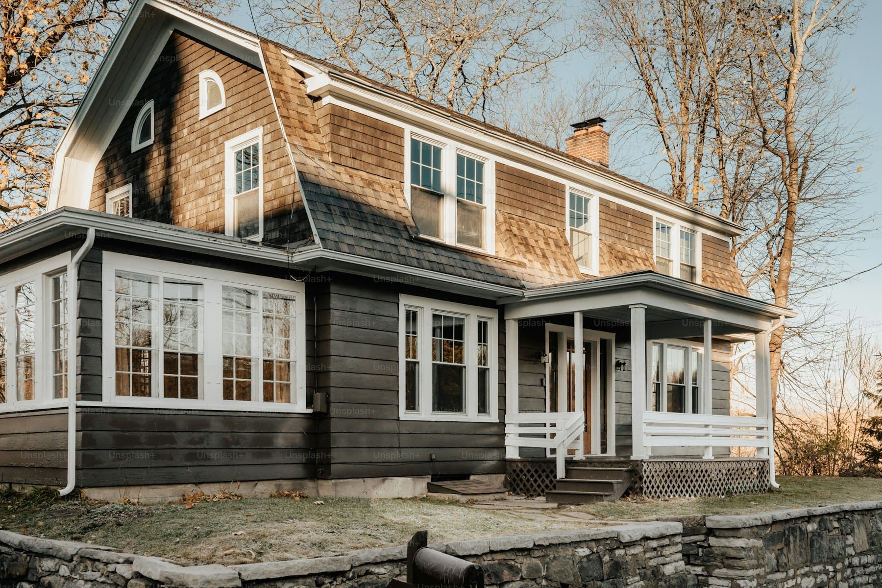 Home exterior with new siding and refreshed facade detailing